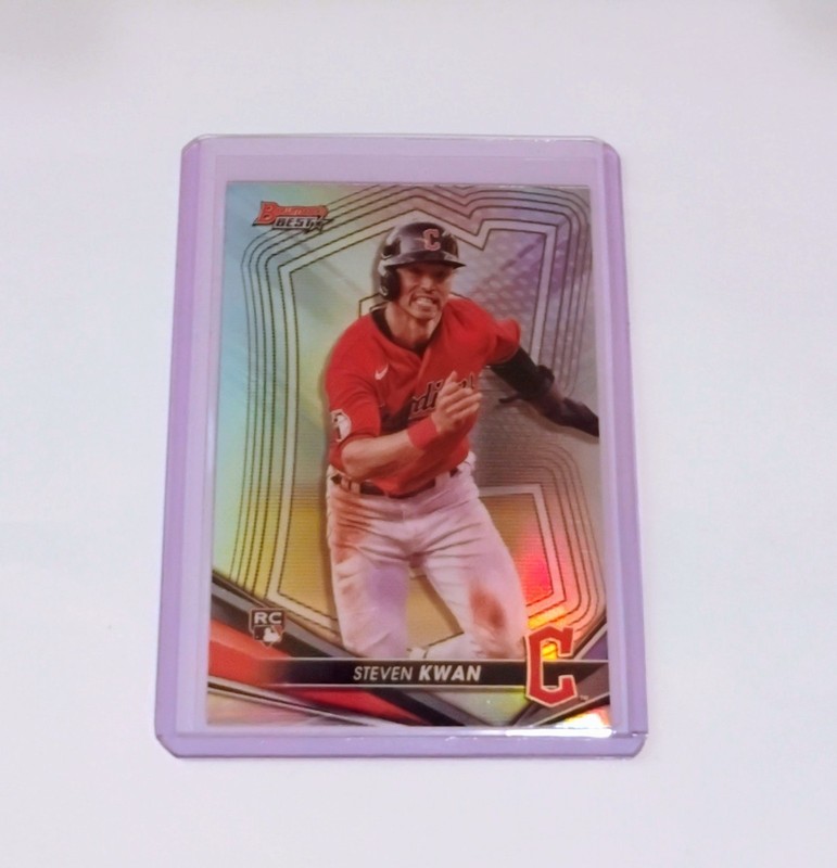 2022 Bowmans Best Steven Kwan REFRACTOR RC PWE Guardians