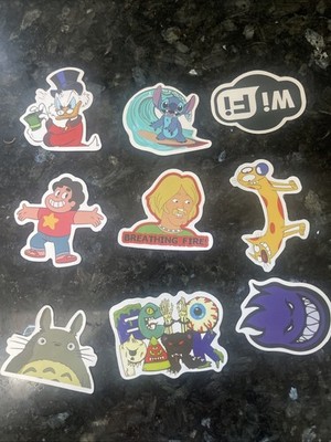 40 Different Stickers Lot