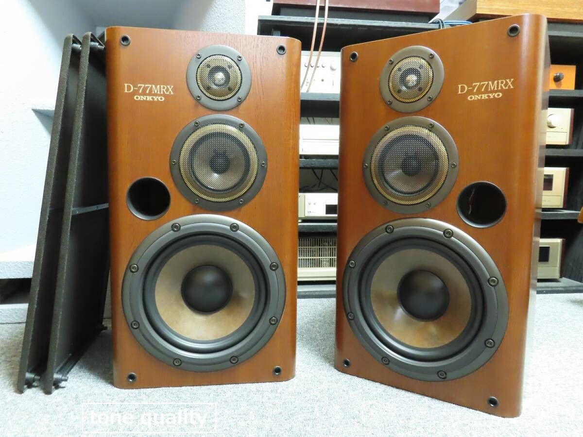 ONKYO D-77MRX Speaker System Pair Premium Technology ONKYO D-77MRX Speaker System Pair Premium Technology