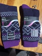 Bright Star Purple And Blue Merino Wool Blend...