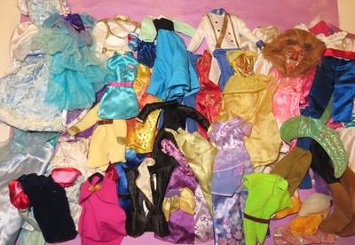 Disney Barbie Size Clothes Lot 90s Gown Dress Fashion Outfit Doll 30+ pieces