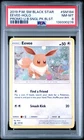 2019 POKEMON SM BLACK STAR PROMO #SM184 EEVEE-HOLO PSA 8