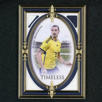 2024 Futera Unique Zlatan Ibrahimovic Timeless Jersey GU Gold Frame 10/15 ZD7956
