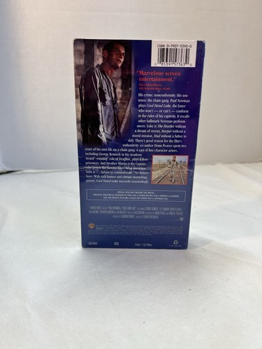 Factory Sealed Vintage Cool Hand Luke VHS Movie Classic Paul Newman Warner Bros. - Picture 3 of 7
