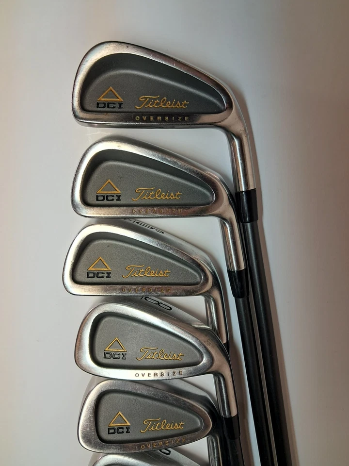 Titleist DCI Oversize Gold Irons 4-PW Titleist Select Lite Graphite Shafts No 7 - Image 4 of 4