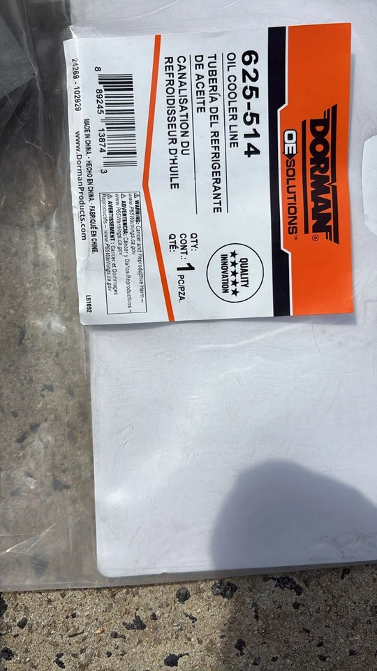 Conjunto de manguera de enfriador de aceite de motor para Chevy Silverado GMC Sierra 2015-2018 Foto 2 de 4