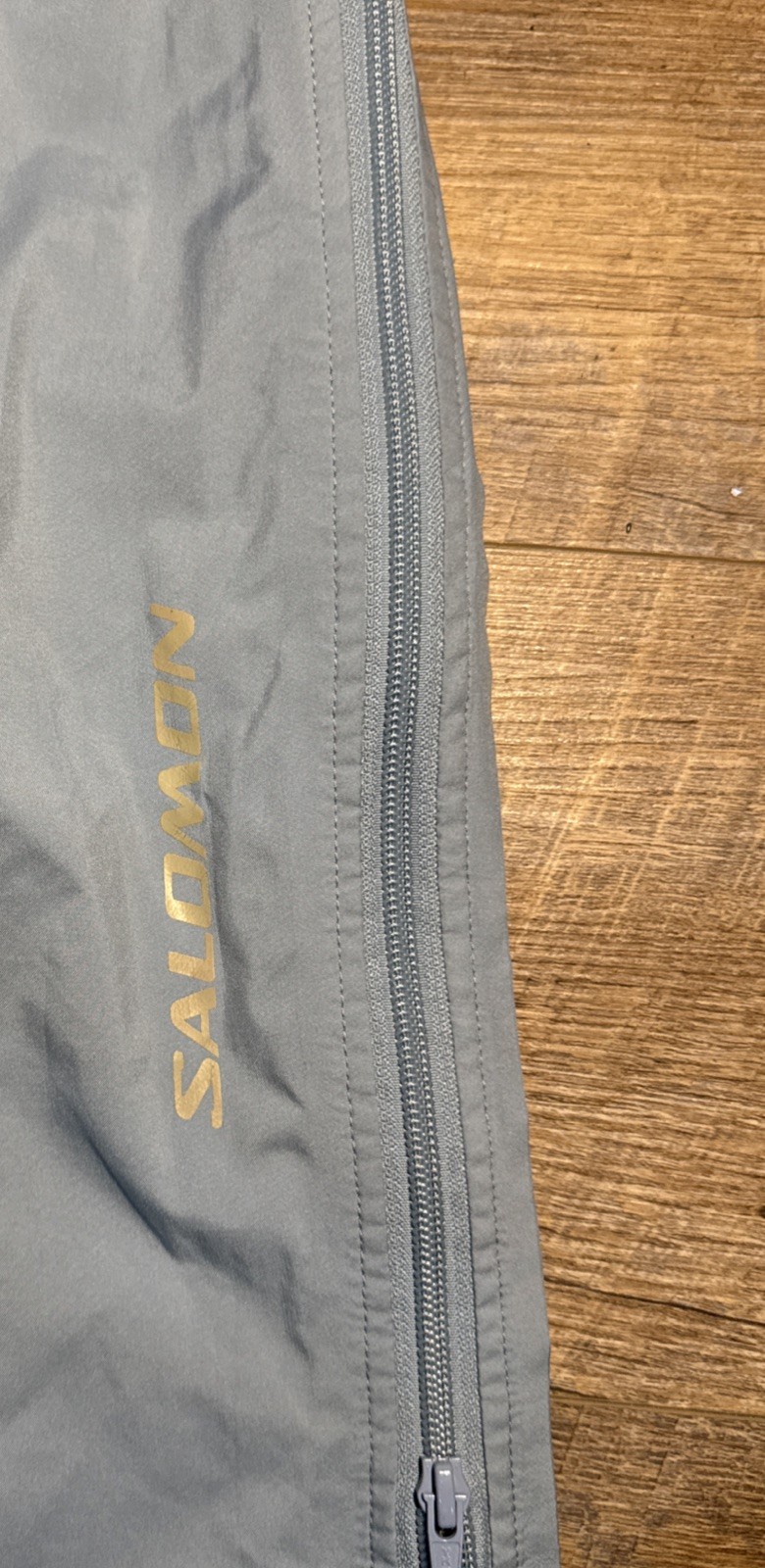 SALOMON Salomom Advanced Skin Pantaloni da Neve Uomo Med Zipper Lades Blu Chiaro C Gear