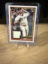 Topps Series 1 Carson Whisenhunt San Francisco Giants Rookie Relic 92R-CWH