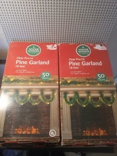 4 UL Winter Wonder Lane Lit Garland 50 Multi Lights 18 Ft Indoor/Outdoor vintage