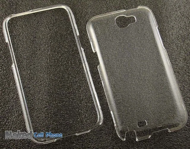 SEE-THRU CLEAR HARD SHELL PROTECTOR CASE COVER FOR SAMSUNG GALAXY NOTE 2 II - Image 2 of 4