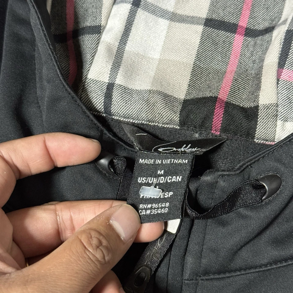 VTG Y2K Womens Oakley Plaid Lined Full Zip Shell Jacket Size M Gorpcore Outdoor - Image 4 of 4