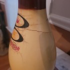 Vtg Brunswick Crown ABC Bowling Pin Lamp With Shade  600 Score Award  — photo 4