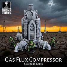 Gas Flux Compressor - 28mm 3d Printed Gothic Sci-Fi Tabletop Wargaming Terrain