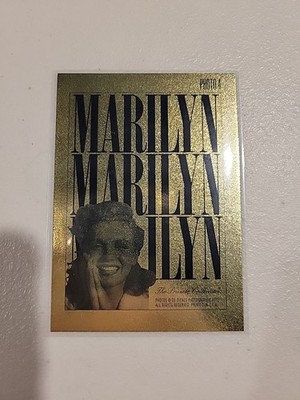 Marilyn Monroe The Private Collection Gold Promo Card Photo 4 1949
