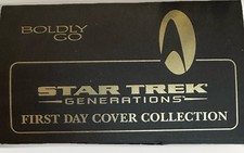 1994 Boldly go Stamped Envelope. First Day Cover Complete Set Of 8 New