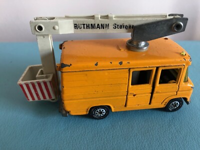 Siku 4,5'' Mercedes Benz L408D Diecast Car No:1911 Vintage 1/50 Ruthmann CRANE