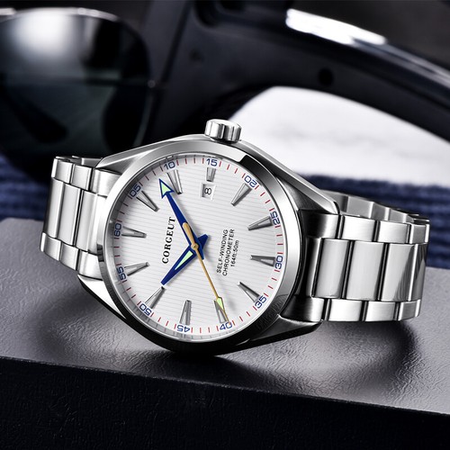 Corgeut Luxury 41mm Man Seagull Automatic Sapphire Day Men Reloj de pulsera mecánico - Imagen 10 de 16