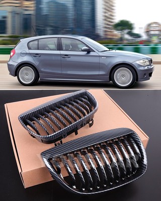 FAST EMS x2 CARBON EFFECT Grills for BMW E81 E87 1 Series 04-07 Pre-LCI 3D 5D