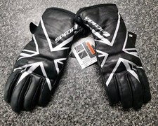 Spada Pariot UJ Black & Silver Leather Gloves Small