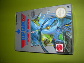 TOP GUN THE SECOND MISSION NINTENDO NES 8 BIT PAL A GBR ITA ITALIAN COMPLETE