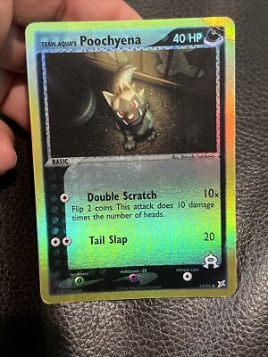 Team Aqua''s Poochyena - 54/95 - Common Reverse Holo