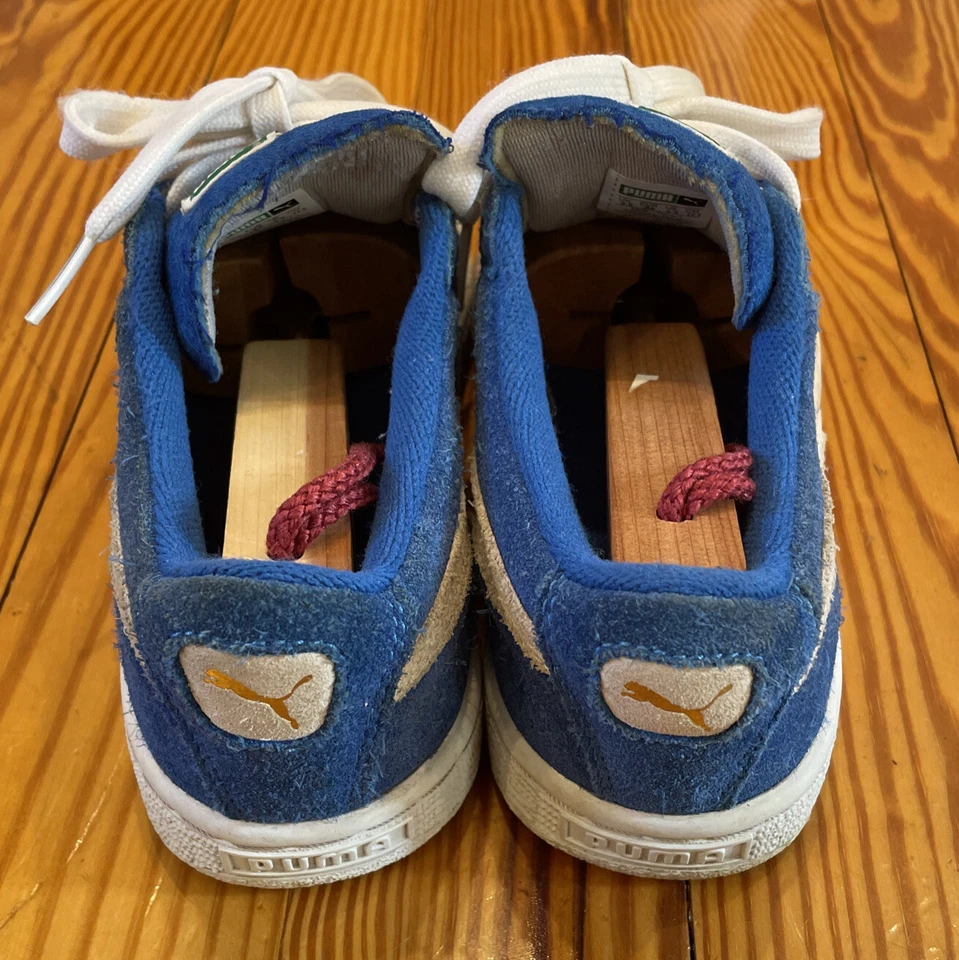 Zapatillas Puma Gamuza Niños Talla 4.5 Azul/Blanco 355110-02 Foto 4 de 4