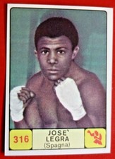 JOSE' LEGRA, NO.316 * PANINI FIGURINE SPORTS CHAMPIONS COLLECTION 1968/69 * REC