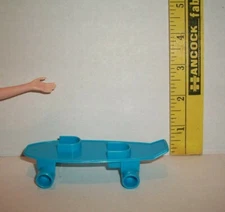 Vintage 1/6 SCALE 1960'S MOD CLONE FASHION DOLL BLUE SKATEBOARD ACCESSORY HK #2
