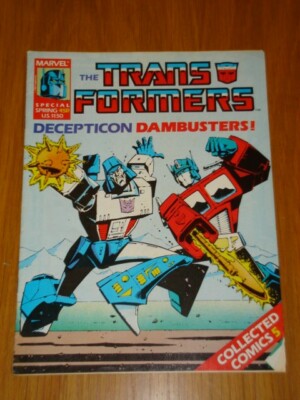 TRANSFORMERS SPRING SPECIAL COLLECTED COMICS #5 MARVEL APRIL 1987
