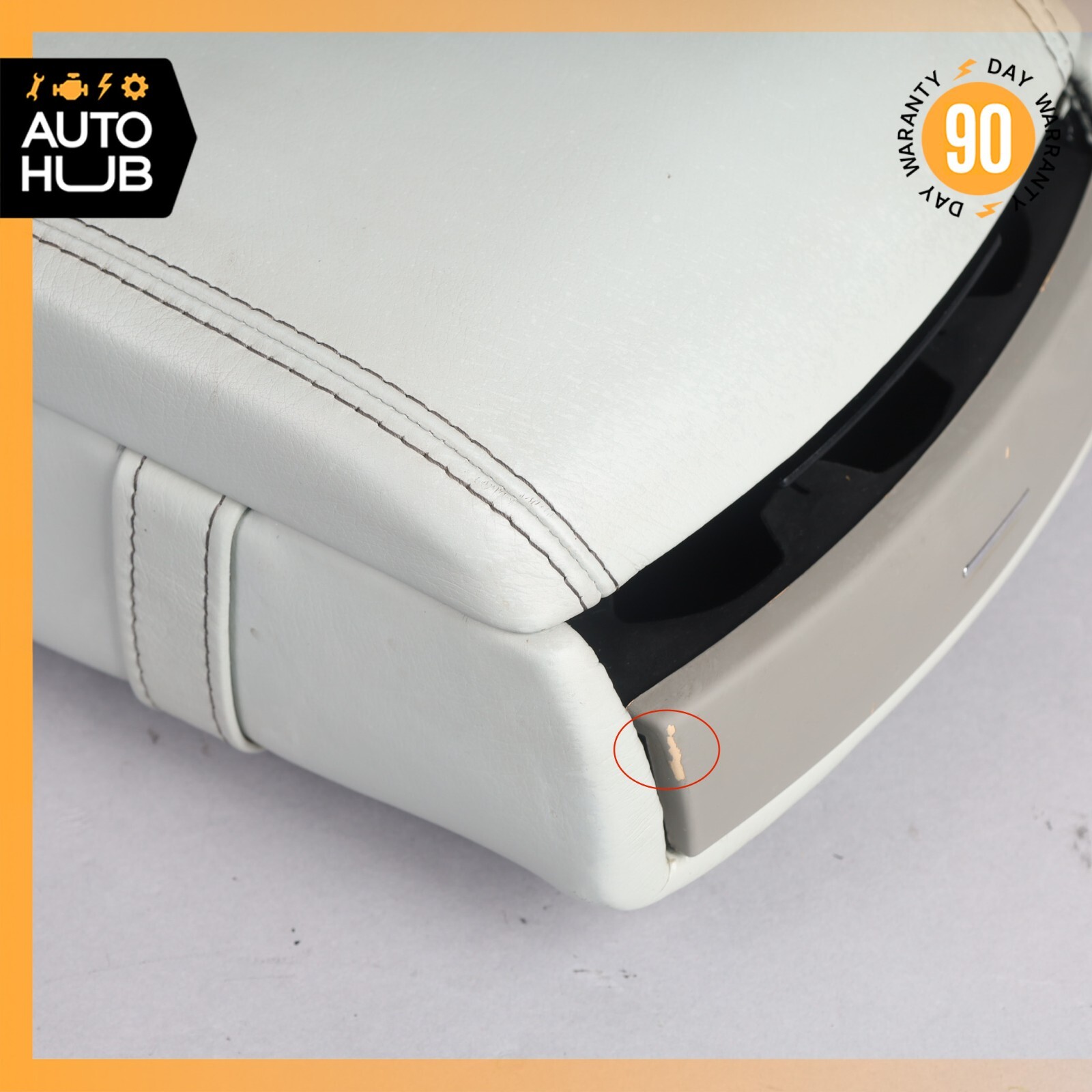 03-08 Maserati Quattroporte S M139 Rear Center Console Arm Rest Armrest OEM
