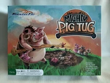 Mighty Pig Tug Family Board Game Ages 7+ Educational Strategy Game Rooster Fin 