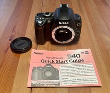 Nikon D40 6.1 MP Digital SLR Camera FULLY TESTED with Accessories