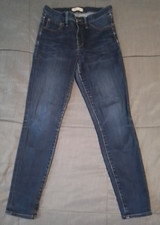 Madewell Jeans Womens Size 27 9" High Rise Skinny Inseam 27.5 See Video