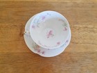 Vintage Small Porcelain Haviland Limoges Tea Cup/Saucer Floral Pattern Gold Trim — photo 2