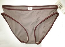 Vtg 90s NEW USA-made Designer Bikini Swim Bottom w/Lycra Midrise Quarts Grape 8