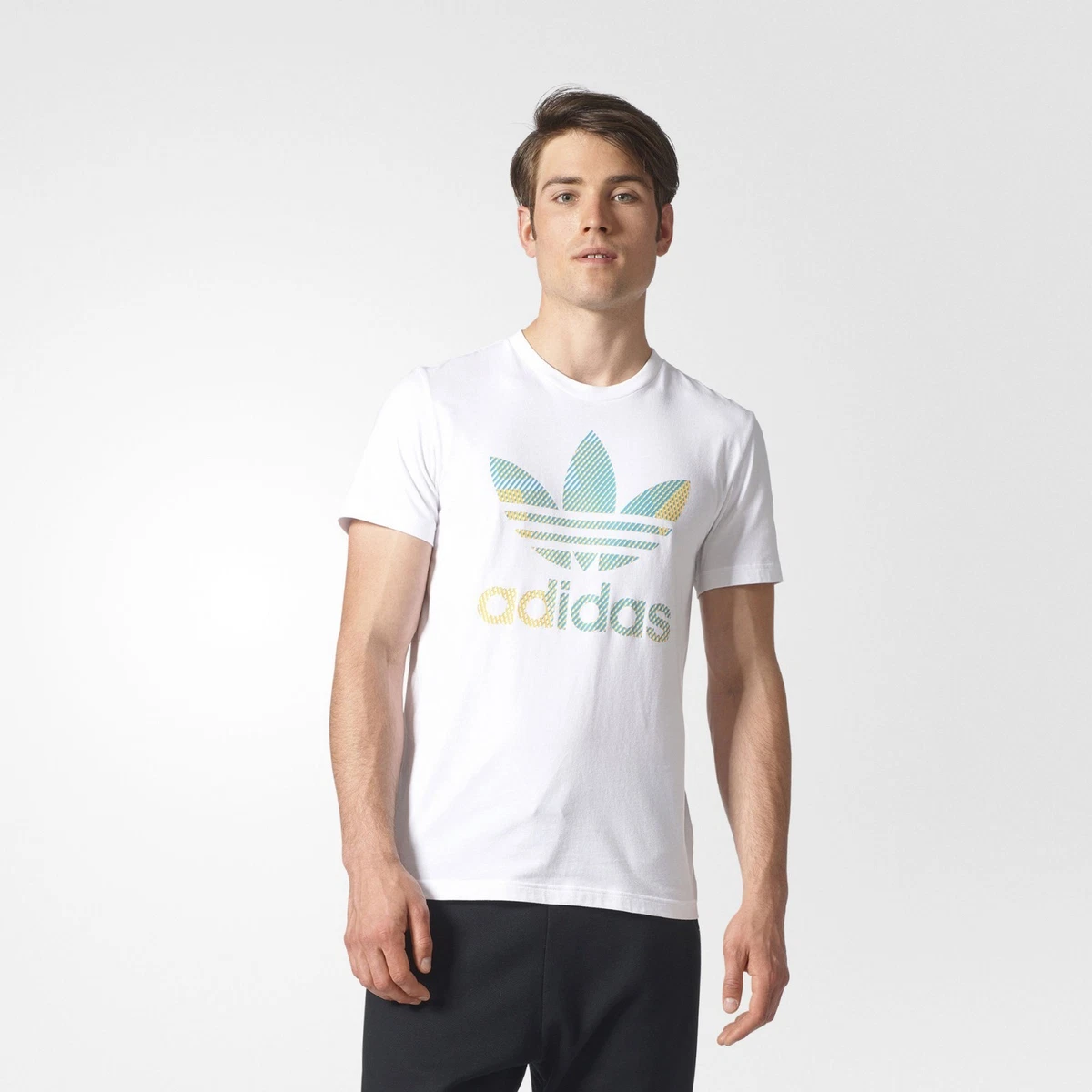 Adidas originals men's 2025 trefoil tee