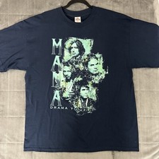 MANA Drama y Luz Tour 2011 Pre-Owned Mens Size XL Graphic 100 Cotton T-Shirt