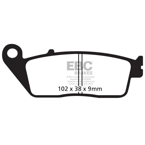 EBC Extreme Pro Double HH Motorcycle Brake Disc PadsEPFA226HH