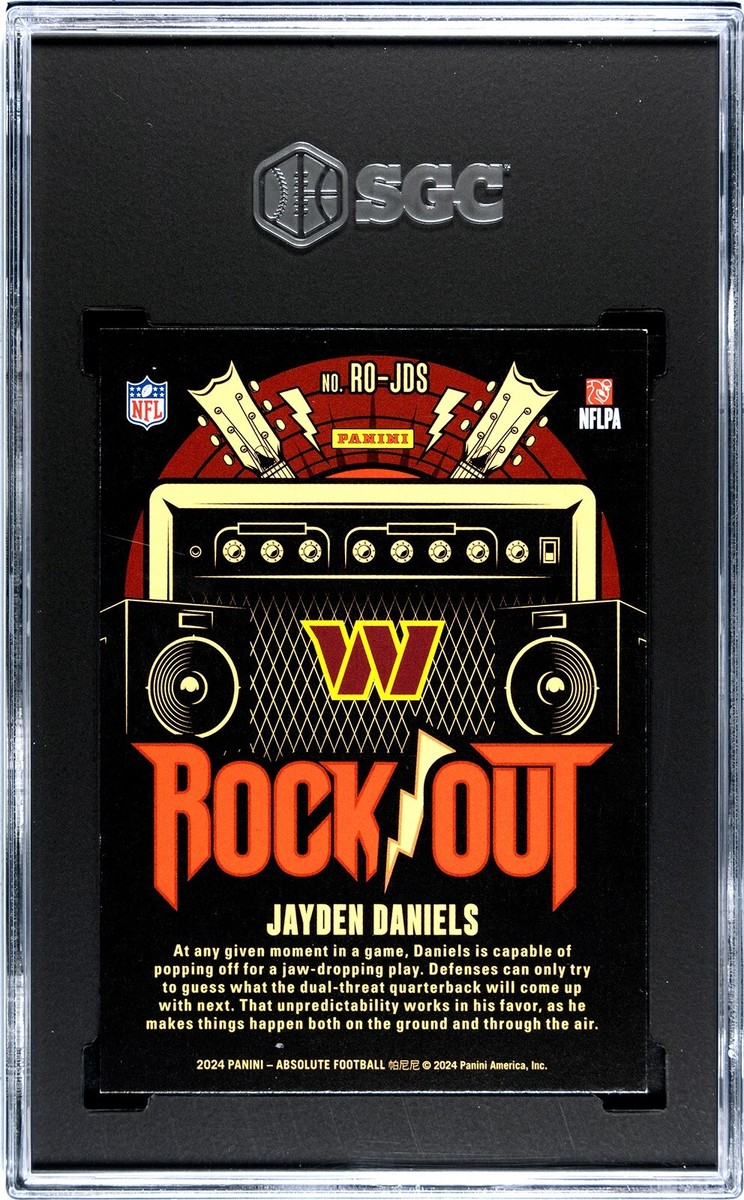 2024 Panini Absolute - Rock Out Jayden Daniels #RO-JDS (RC
