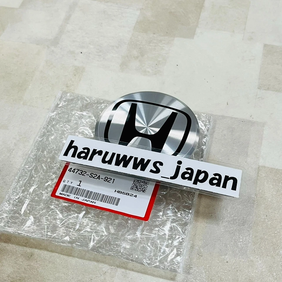 Tapa central de rueda de aluminio 4 piezas 44732-S2A-921 OEM Honda 04-07 S2000 AP1 AP2 Foto 4 de 4