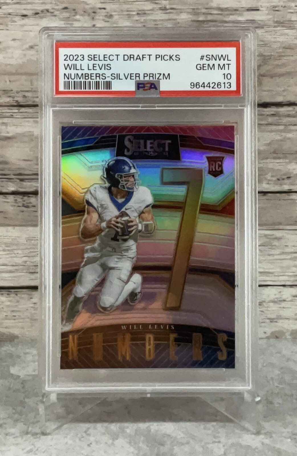 Will Levis Panini Select Draft Picks Select Numbers #SNWL Silver