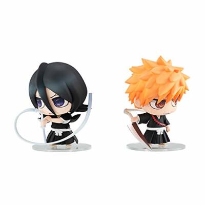 Mega-buddy Series Bleach Ichigo Kurosaki and Rukia Kuchiki Set