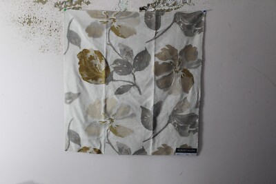 Robert Allen, Breezy Petals, Embroidered Floral,  26.50'' W X 26.50'' L, Chestnut