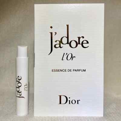 Dior J'adore L'Or Essence de Parfum Sample Spray 0.03oz/ 1ml New in Card