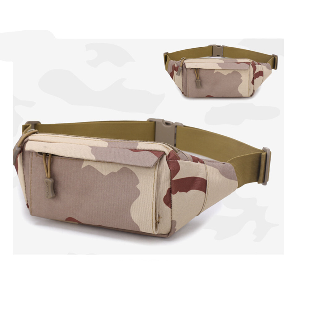 Men Waist Bag Tactical Nylon Fanny Pack Military Molle Travel Hip Belt