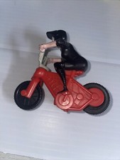 2015 McDonald's Hotel Transylvania 2 Mavis Riding Red Bike - as is