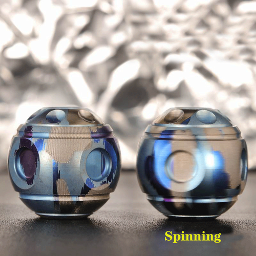 Titanium Spinning Top Toy EDC Knife Lanyard Bead DIY Necklace Bracelet