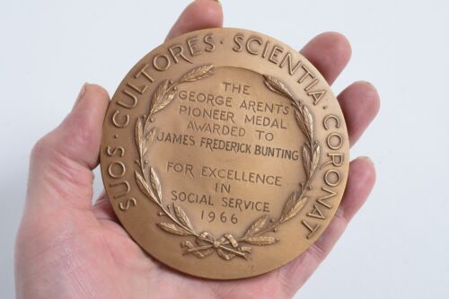 1966 YMCA, James Frederick Bunting, Syracuse University Pioneer Medal. - Picture 9 of 9