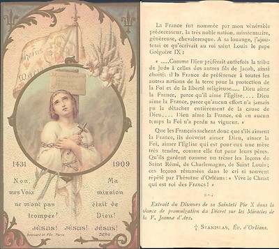BEAUTIFUL, ANTIQUE AND R@RO SANTINO FRENCH DI S. STANISLAS D'ORLEANS N.1176