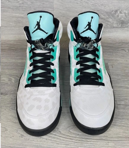 Nike Air Jordan 5 Retro "Island Green" CN2932-100 Taglia: UK 10, EU 45, US 11 - Foto 16 di 24